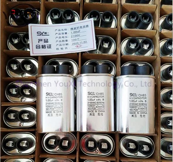 OEM Logo Microwave Spare Parts 0.80uf 0.85uf 0.9uf 0.95uf 0.91uf 1.0uf 1.1uf 1.2uf Capacitors 2100V