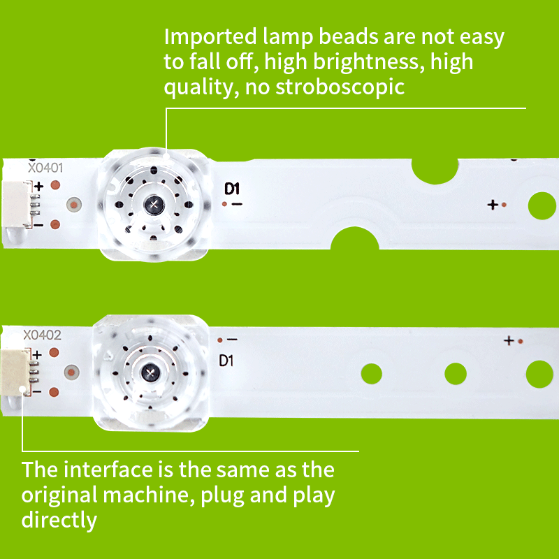 55HR330M07B2 55HR330M08A2 V2 Barra De Luces Barra de LEDs para TCL 55P8M 55P65 55P65US Barra De LED TV