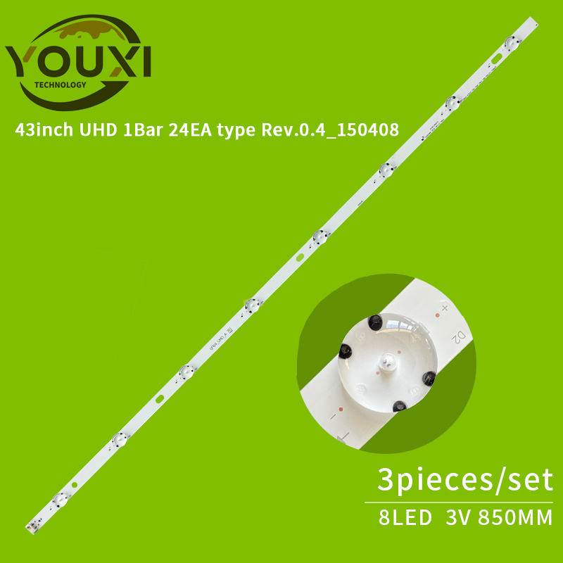 DIRECT 43INCH UF64_UHD_A Backlight Bar TV for LG 43UH610A 43UH6030-SB 43UH6000 43UF6400-UA 43UF6400 Tiras LED