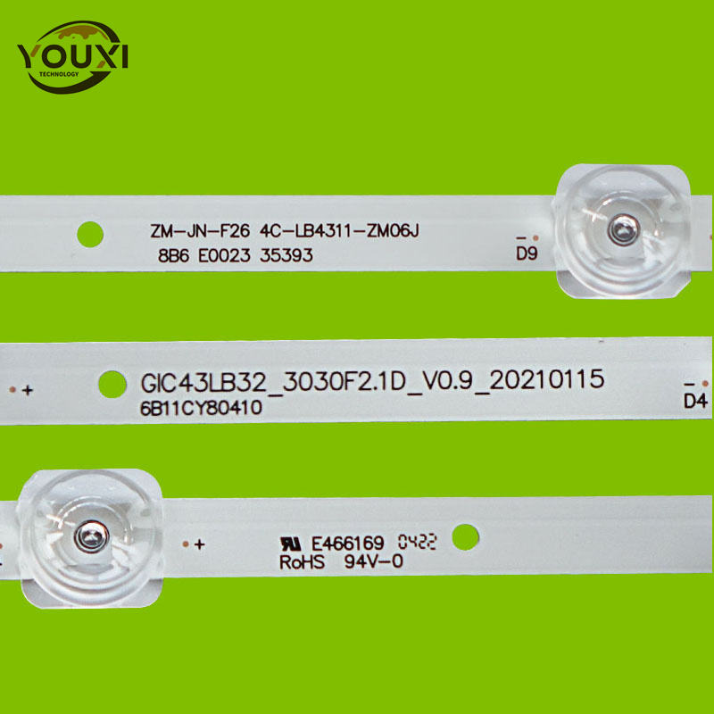 43HR330M11A1 Replacement for TCL TV 43EP640 43UD6306 43S421 43S325 43L2 GIC43LB32-3030F2.1D-V0.9 4C-LB4311-ZM06J LED Bar Light