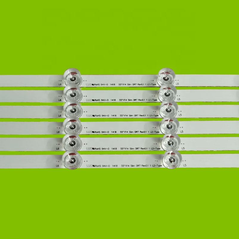 TV LED Back Light 55"V14 6916L-1629A 1741A 1630B 1743B for LG LCD 55LB671V 55LB690V 55LB700V 55LB7200-UB LC550DUH-PGF1 3V LEDs