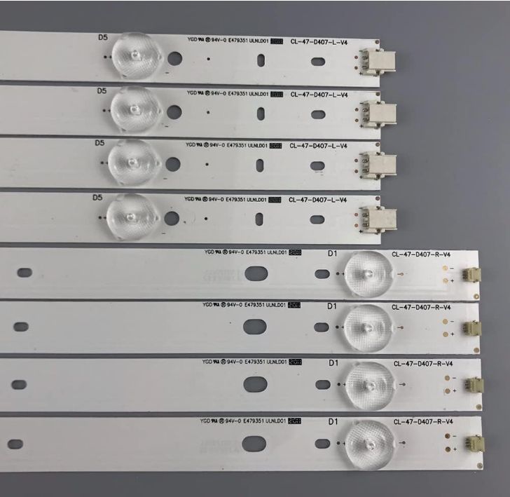 CL-47-D407-R CL-47-D407-L 6V Backlight Bar for Phi Lips 47PFG4109 47PFG4109/78 Kit Barra LED TV