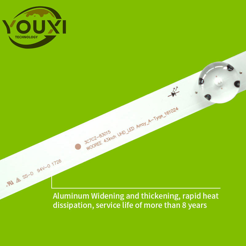 Barra de luz LED LC43490063A 64A 62A 67A para TV LED LG 43LK5700 43UK6250PUD 43UK6300 43UJ6500 43UJ6560 43UJ6350 43UJ6300