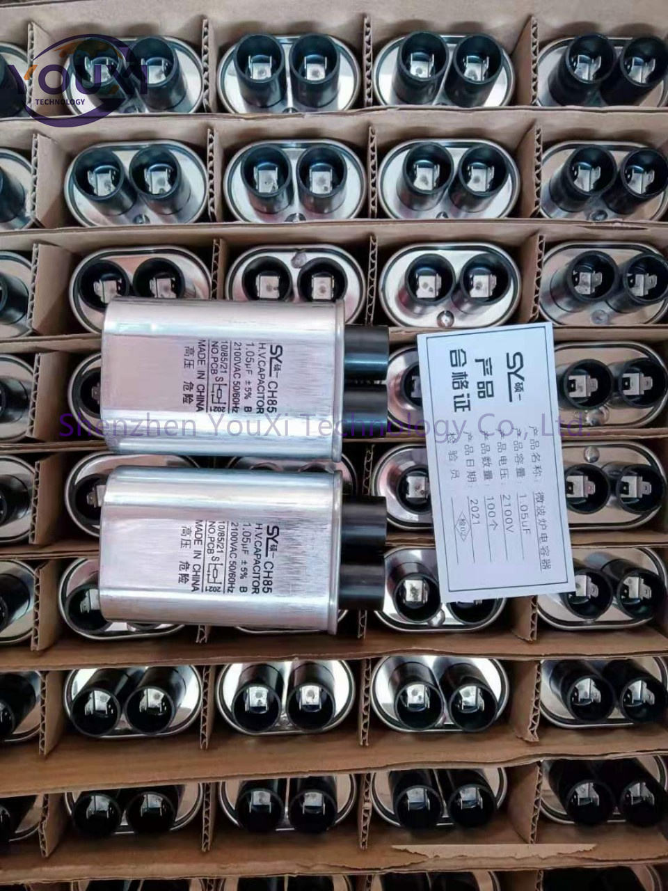 Peças de reposição para forno de micro-ondas de alta tensão 2500V 2100V 0,80uf 1,0 Uf 0,9uf 0,95uf Capacitores de microondas 0,85uf