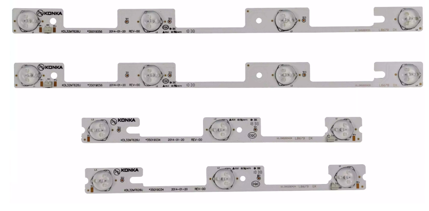 Barra de Luz LED KDL32MT626U*35019056 L32T20smart para Semp para Toshiba 32L2400 DL3253 DL3244 DL3245I Barra de TV LED