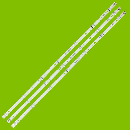 INNOTEK 17Y 43inch Backlight Strips for LG 43UJ6350-UC 43UJ701V 43UJ651V 43UK6470 43UK6090 LC43490058A 59A 60A 61A LED TV Lights