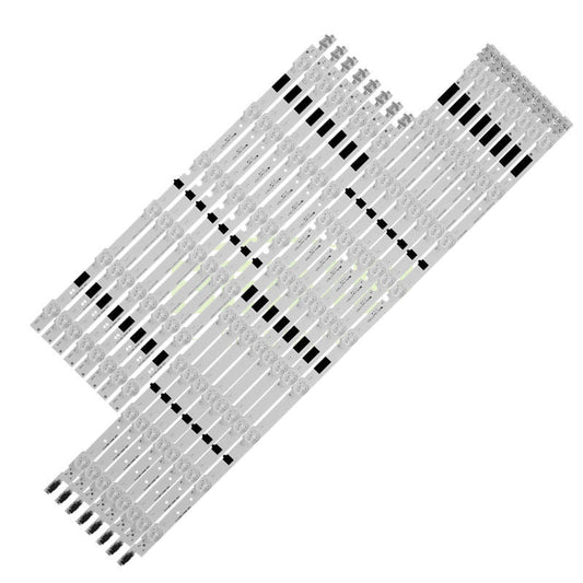 2013SVS46F REV1.9 Barra de LED para TV Samsung UN46F5500AG UN46F6400 UN46F5200 UN46F6100 UN46F6400AG UN46F6800 Kit 16 Barras de LED
