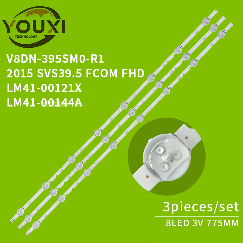 Fitas de retroiluminação V5DN-395SM0-R2 R3 BN96-37622A para TV Samsung UE40J5200 40J5000 UN40J5000 UN40J5290AG UN40J5200AG Barras de LED