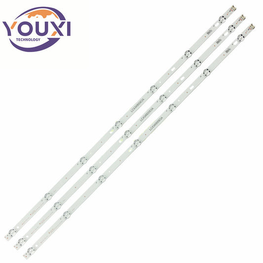 Barra de luz LED LC43490063A 64A 62A 67A para TV LED LG 43LK5700 43UK6250PUD 43UK6300 43UJ6500 43UJ6560 43UJ6350 43UJ6300
