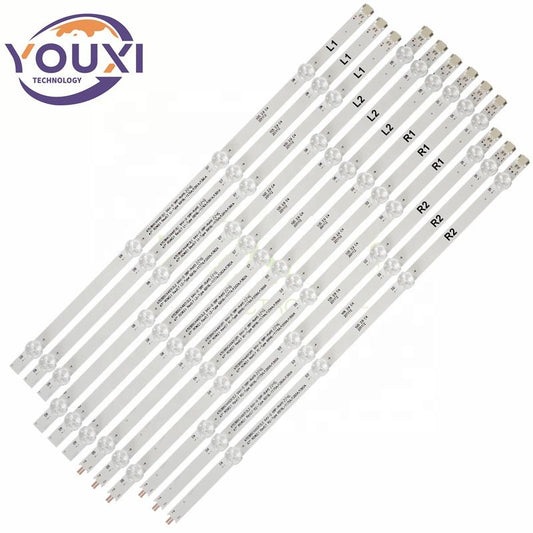 Fitas de LED para retroiluminação 47" ROW2.16916L-1174A 1175A 1176A 1177A Tiras de LED para LG 47Wl10MS-B 47LA6130 47LA6200 47LN5700