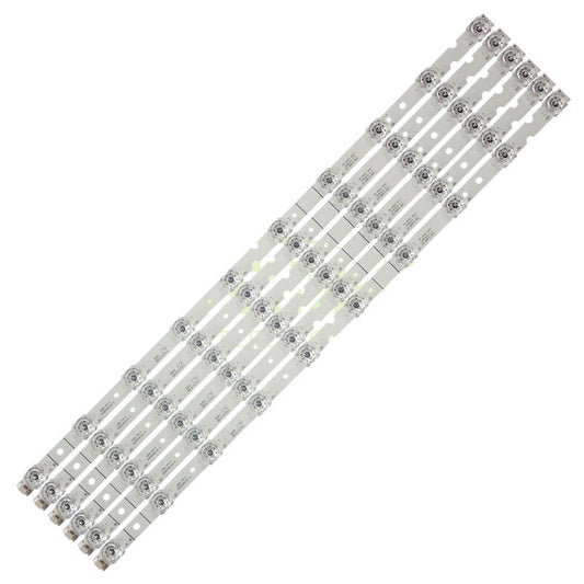 6V LEDs Replacement Light 60" 60HR330M10A0 V1 for TCL 60EP660 60F60 60D6 for Toshiba 60U5950C LED Strip TV