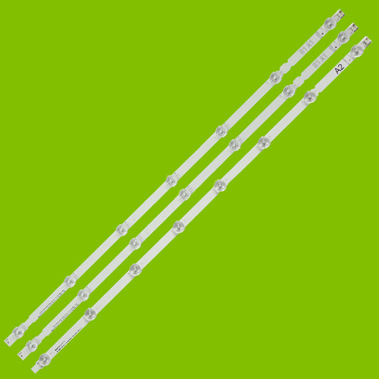 Fitas de luz de fundo tipo A1 A2 para TV LG 32LA613S 32LA615 32LN578 32LN577 32LN5700 7 8 7LED 6916L-1105A 1106A Barra de LED ROW2.1 de 32''