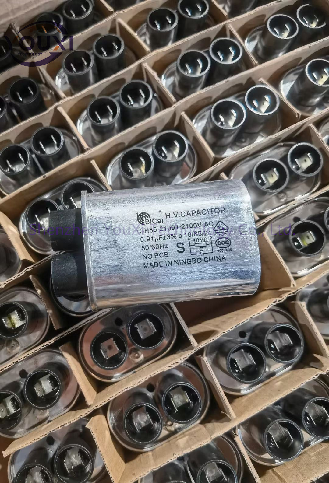 OEM Logo High Voltage 2100V Capacitor 0.80uf 0.85uf 0.9uf 1.00uf 0.95uf Microwave Oven Capacitors