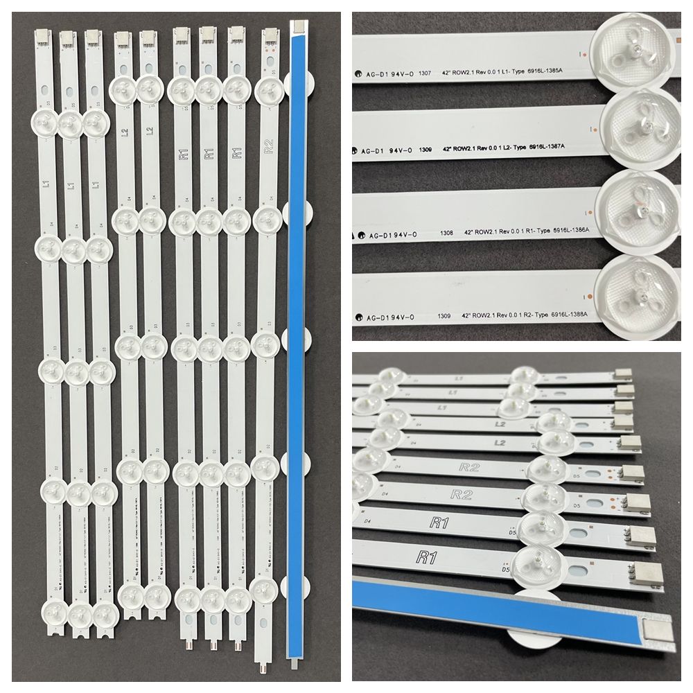 Logotipo OEM 6916L-1385A 1386A 1387A 1388A Luzes de fundo para TV LG 42LN570S 42LN575S 42LN577S 42LA620S 42LA613S 42