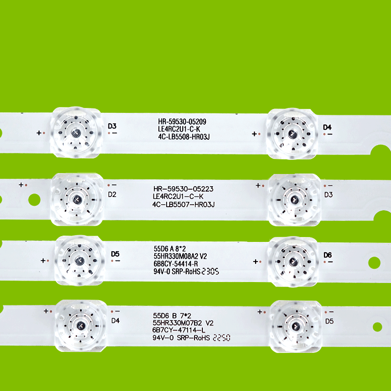 55HR330M07B2 55HR330M08A2 V2 Barra De Luces Bar LEDs for TCL 55P8M 55P65 55P65US Barra De LED TV