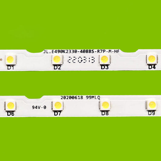 Fita de LED AOT-49-NU7300-2X38 49nu7300 para TV Samsung Ue49nu7100 49nu7100 Bn96-45953a Bn96-45953b JLE490K2330-408BS Retroiluminação